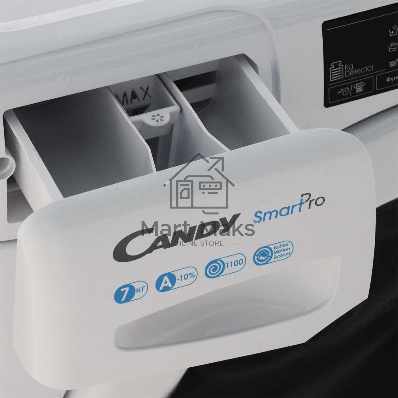 Стиральная машина Candy Smart Pro CSO4 107TB1/2-07 белый, загрузка фронтальная 7 кг, 1000 об/мин., класс: А