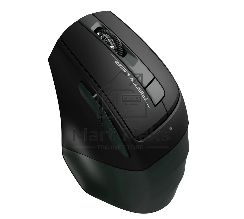 Мышь беспроводная A4Tech Fstyler FB35CS темно-зеленый/черный, 2000 dpi, радиоканал, Bluetooth, USB, кнопки - 5