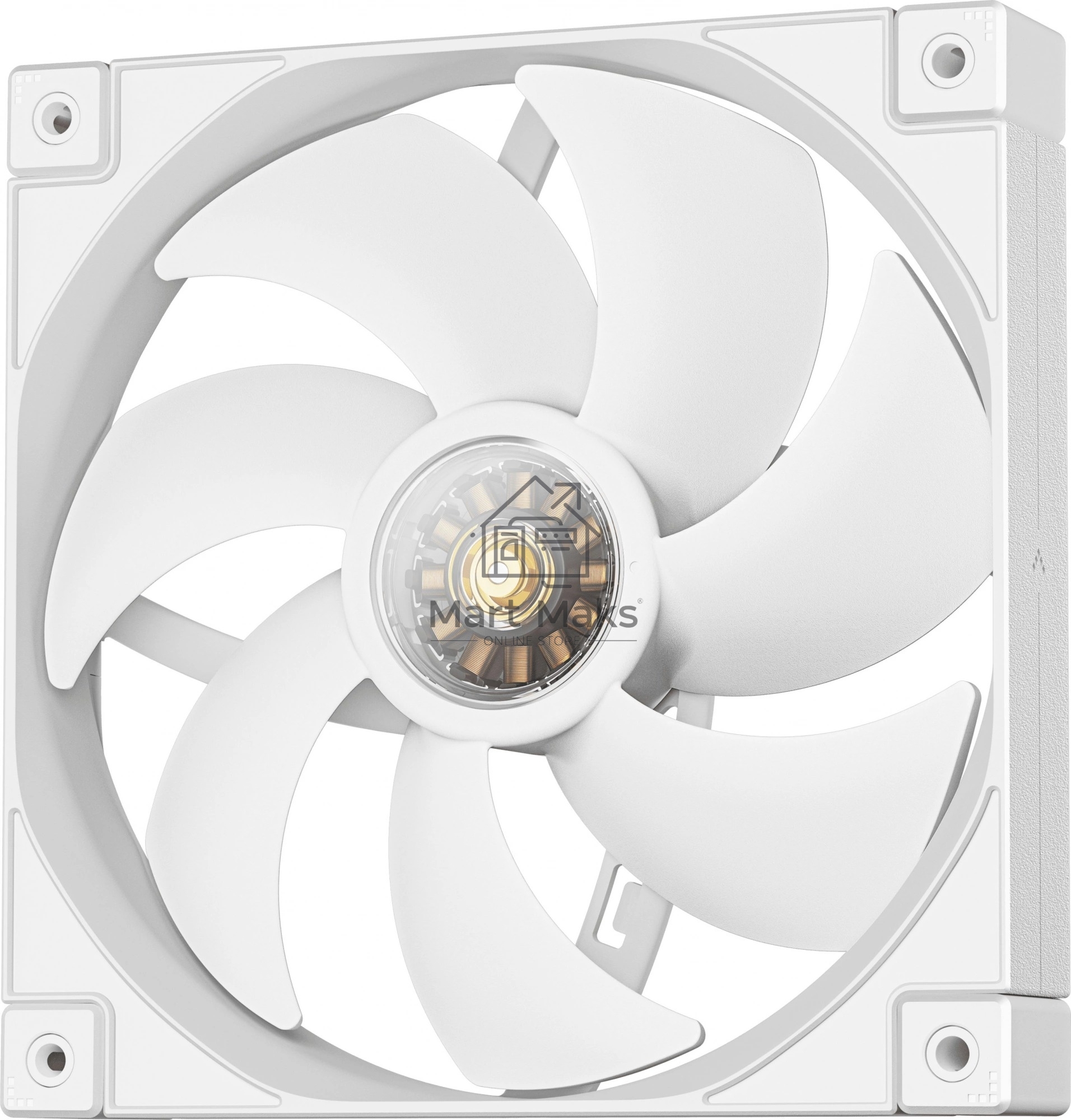 Вентилятор для корпуса DEEPCOOL FT14 белый, 140 мм, 1650 об/мин, 25.1 дБ, 4 pin