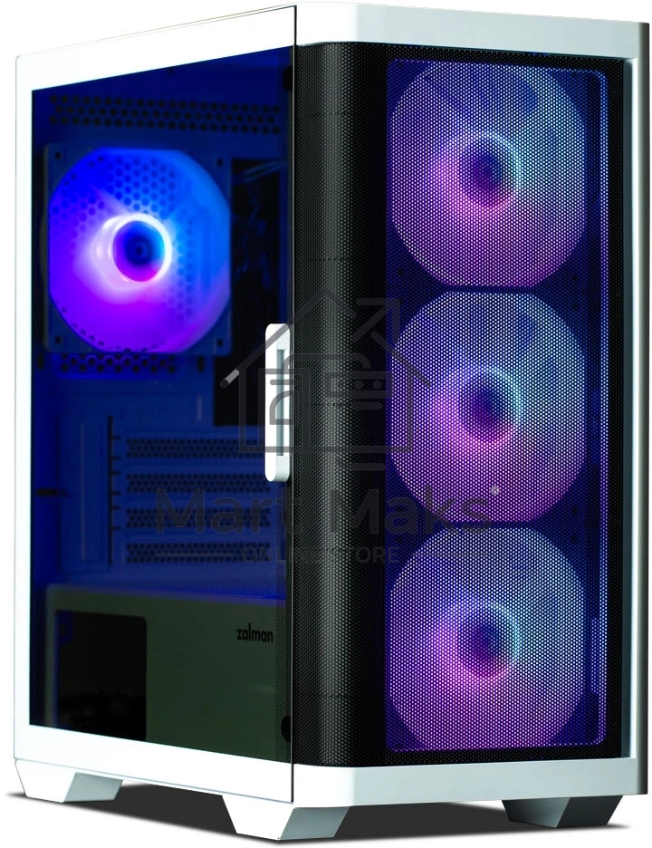Компьютерный корпус MiniTower Zalman M4 White mATX (без блока питания) (Zalman M4 White)