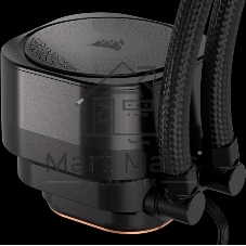 Система жидкостного охлаждения Water Cooling System Corsair NAUTILUS 360 ARGB (360мм, черный, Fans: 3x120мм, 72.8CFM, 36dBA, 1700RPM/ S: 1851, 1700, AM5, AM4)