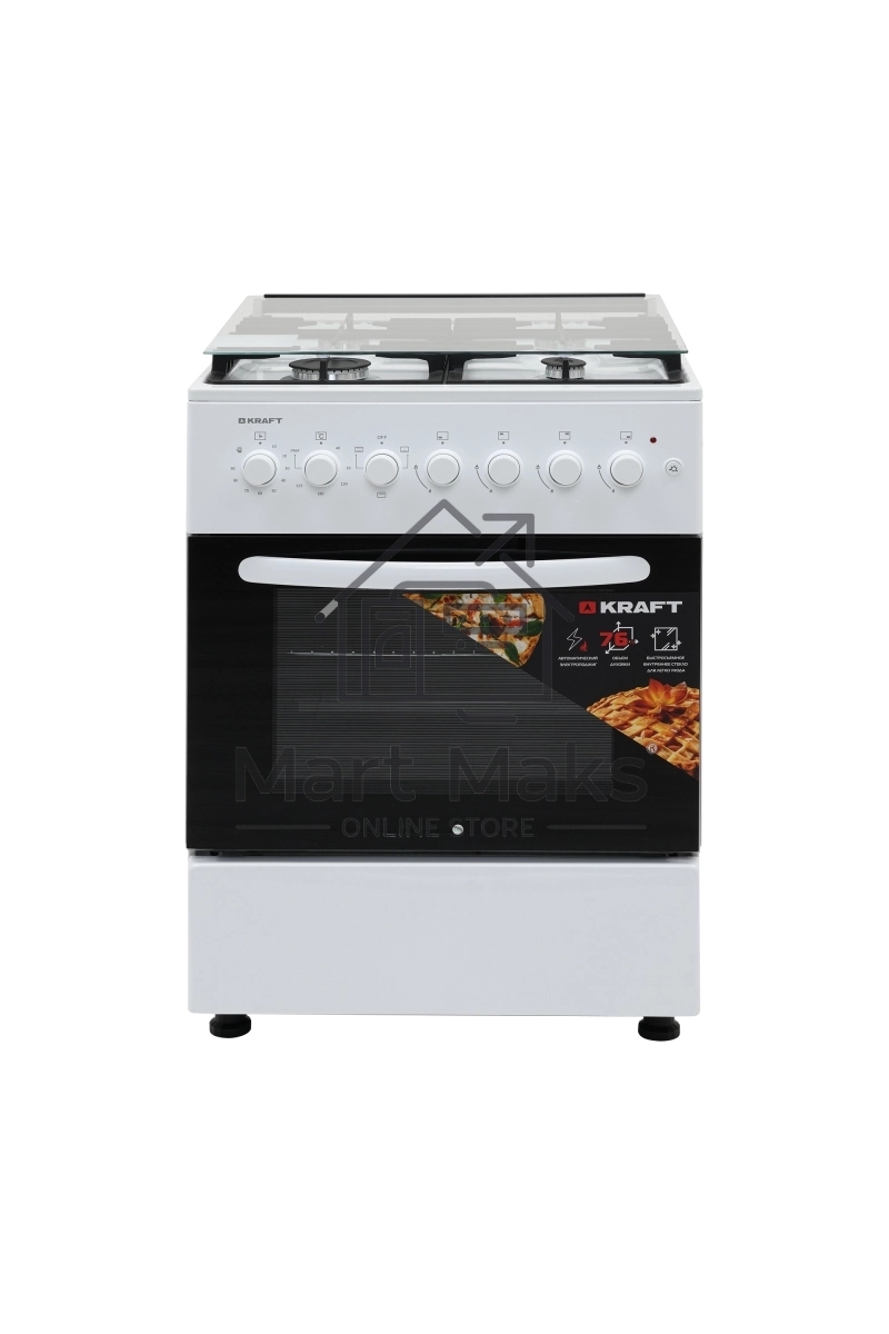 Плита комбинированная KRAFT KF-FSF6427AEWI