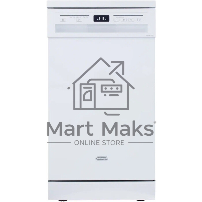 Посудомоечная машина DeLonghi DDWS09S Citrino, белая, 44.8 см, 9 компл., 49 дБ, класс A++