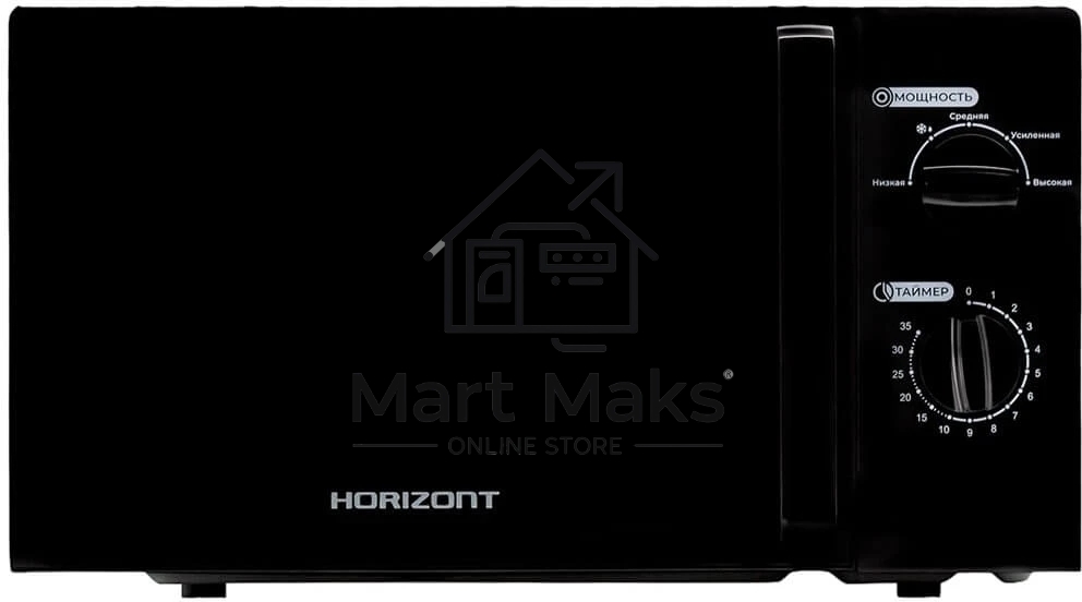 Микроволновая печь Horizont 20L SOLO черная HSM201B 700W