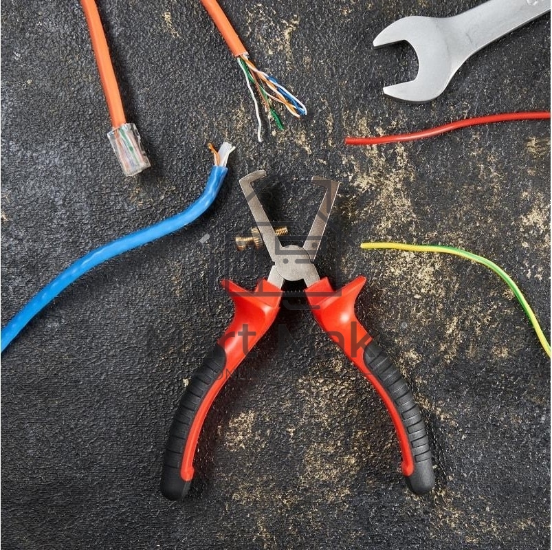 Плоскогубцы для зачистки проводов Rexant 12-4646 160 мм, никелированные, двухкомпонентные рукоятки