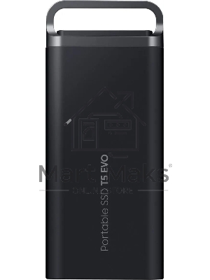 Внешний SSD Samsung T5 EVO, 4TB, USB 3.2 Gen 1 Type-C, R/W 460/460, черный