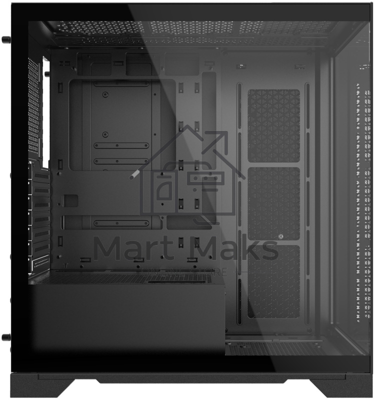 Компьютерный корпус XPG INVADER X BLACK (INVADERXMTWOF-BKCWW) Mid-Tower, Micro-ATX, Mini-ITX, Standard-ATX, USB 3.2 Gen2 Type-A, USB 3.2 Gen2 Type-C