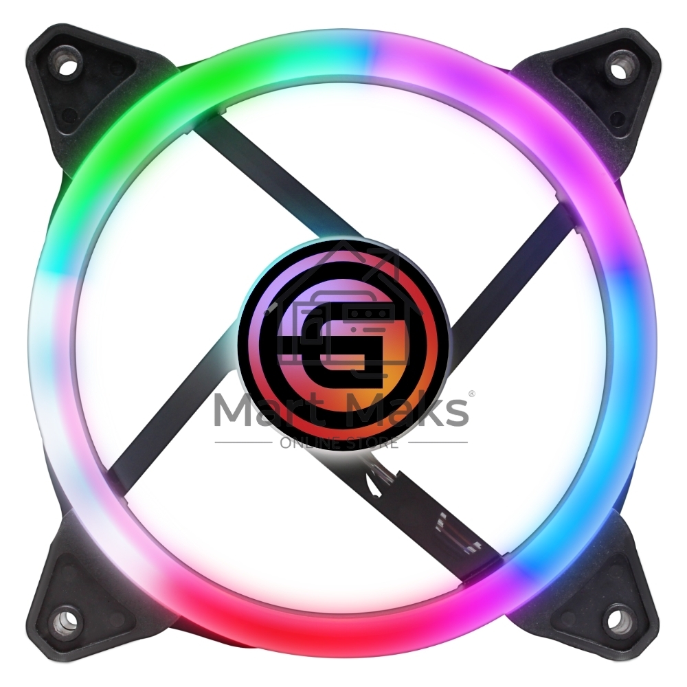 Вентилятор CASE FAN GINZZU LED 12RR4