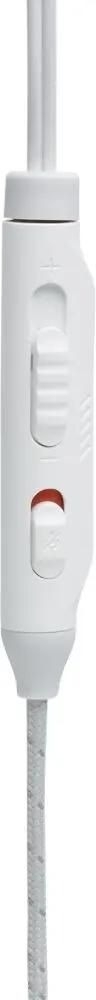 Наушники JBL Quantum 50 (накладные), белый Сопротивление 16 Ом, силиконовые вкладыши трех размеров, вес 21.5г, цвет белый