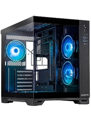 Компьютерный корпус Chieftec Visio черный без БП ATX 2x80мм 4x120мм 2x140мм 1xUSB 2.0 2xUSB 3.0 audio bott PSU