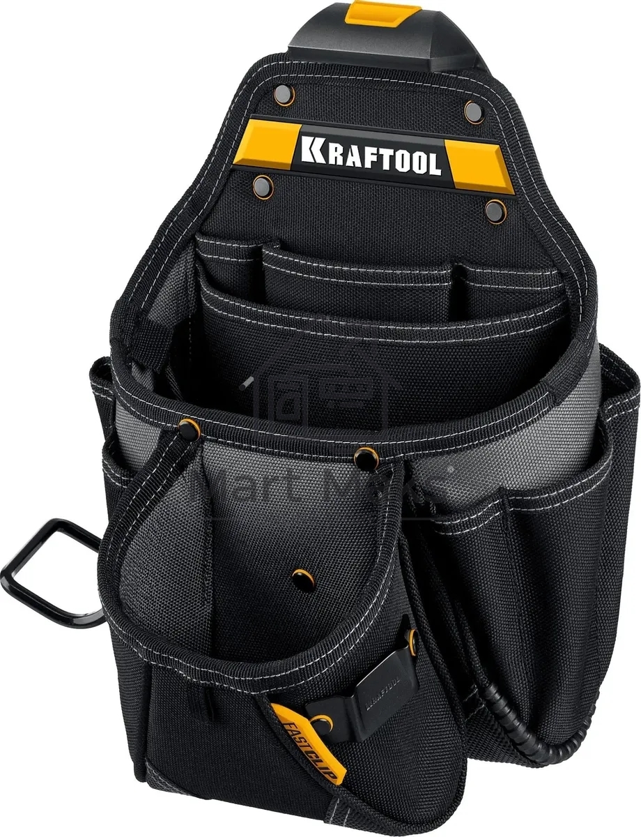 Набор KRAFTOOL KBS-3 в комплекте: пояс монтажника, большая сумка, малая сумка, пояс монтажника (38762)