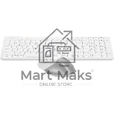 Комплект клавиатура+мышь A4Tech FStyler FB2800C Air2 беспроводной, USB + Bluetooth, 2000 DPI, белый/серый