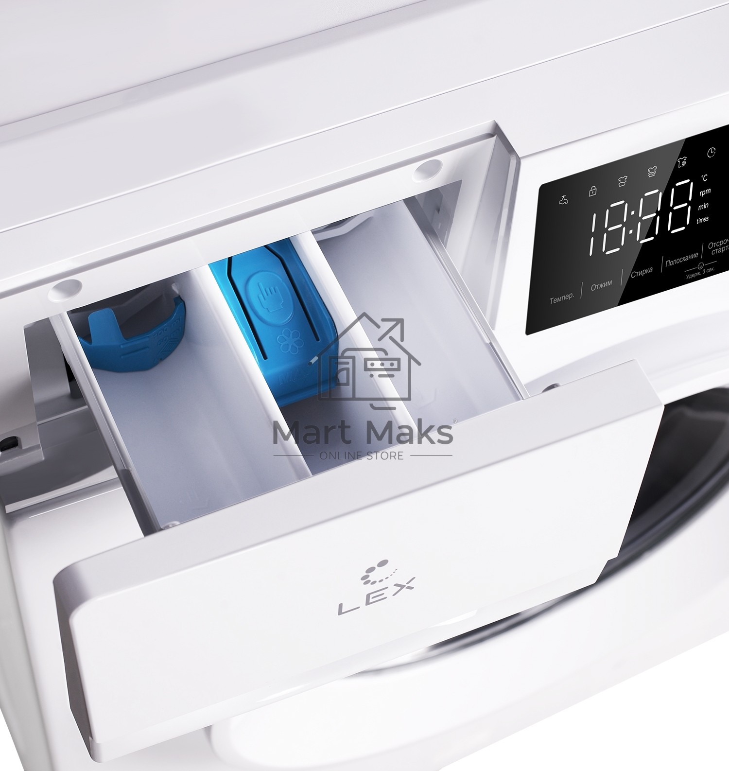 Стиральная машина LEX LWM08012WID (CHKO100008) белый, загрузка фронтальная 8 кг, 1200 об/мин., класс: A+++