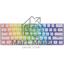 Клавиатура Oklick K763W гибридная, Bluetooth, радиоканал, белый