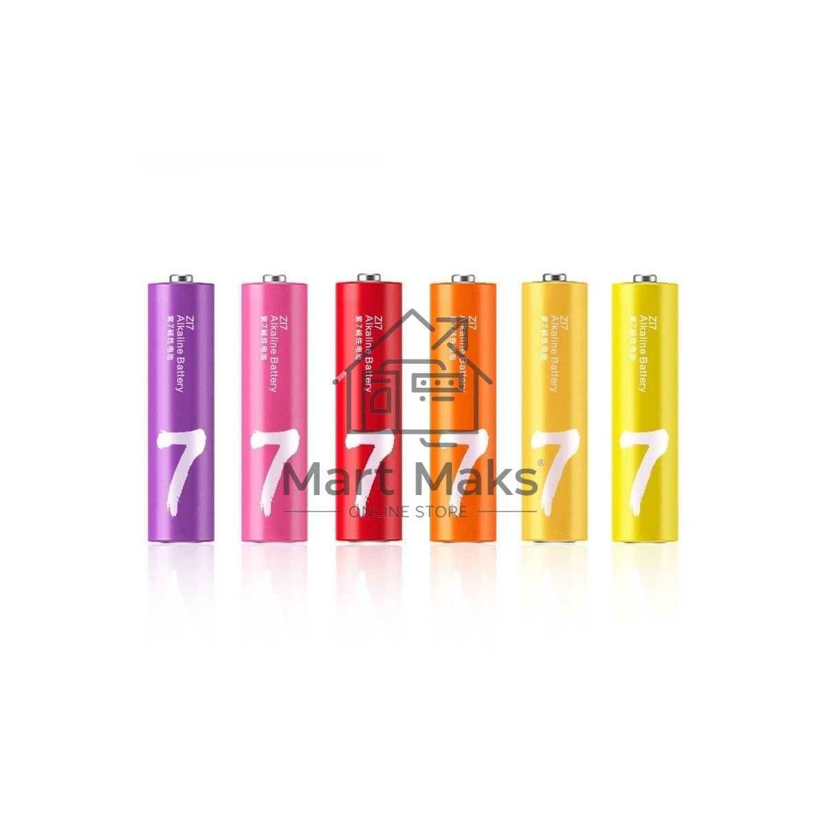 Батарея CUKTECH AAA rainbow alkaline 24 pellet