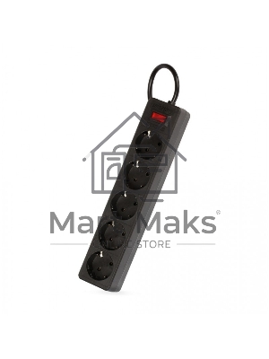 Сетевой фильтр Smartbuy (SBSP-30-K) - 5 роз х 3 м - черный