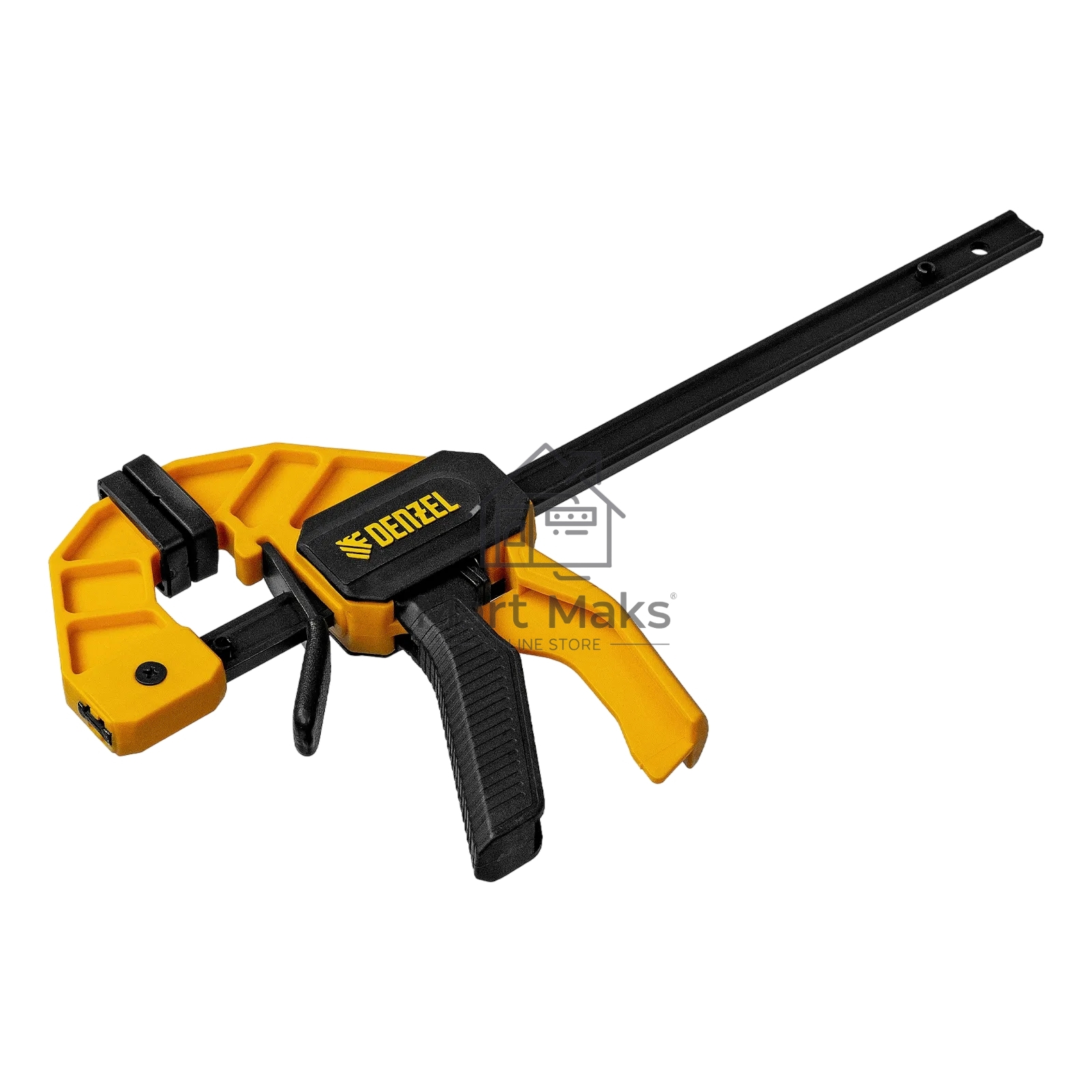 Струбцина Denzel F-образная, быстрозажимная, 150 х 55 мм, усиленный нейлоновый корпус