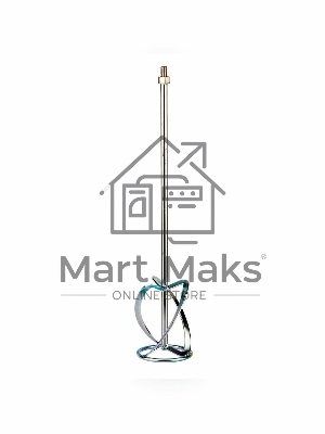 Насадка для миксера Сибртех, для тяжелых растворов,120 х 590 мм, оцинкованная,хвостовик резьба М14