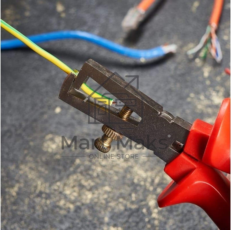 Плоскогубцы для зачистки проводов Rexant 12-4646 160 мм, никелированные, двухкомпонентные рукоятки