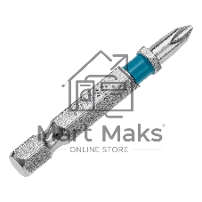 Бита Gross PH1х50мм, сталь S2, шестигр., 2 шт.