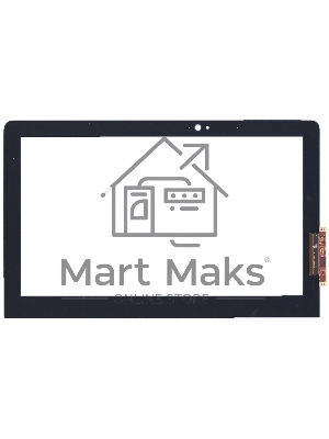 Сенсорное стекло (тачскрин) для Asus 5466R FPC-1, черное