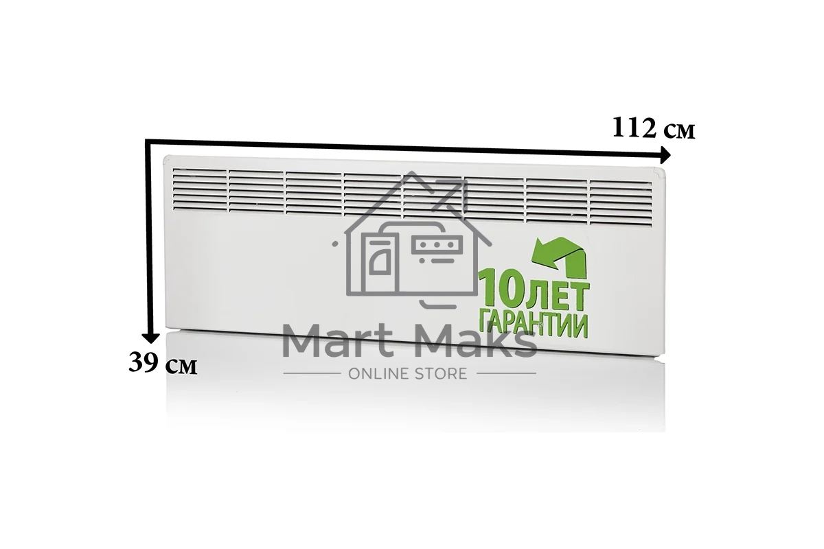 Конвектор ENSTO Lammitin EPHLM15PR белый, 1500 Вт, 24 м2, термостат