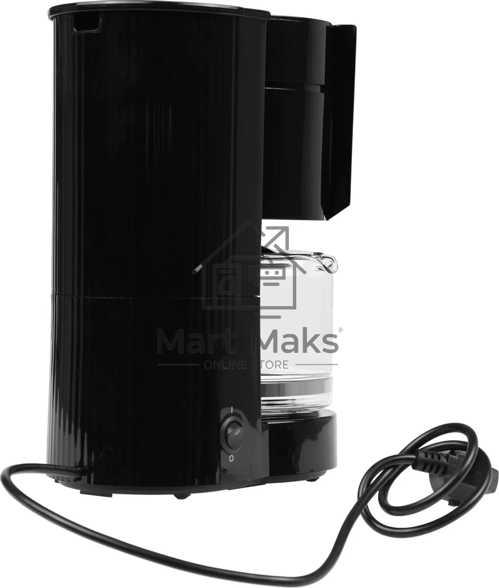 Кофеварка капельная Moulinex FG121811 черный, молотый, 1.1 л, 800 Вт.