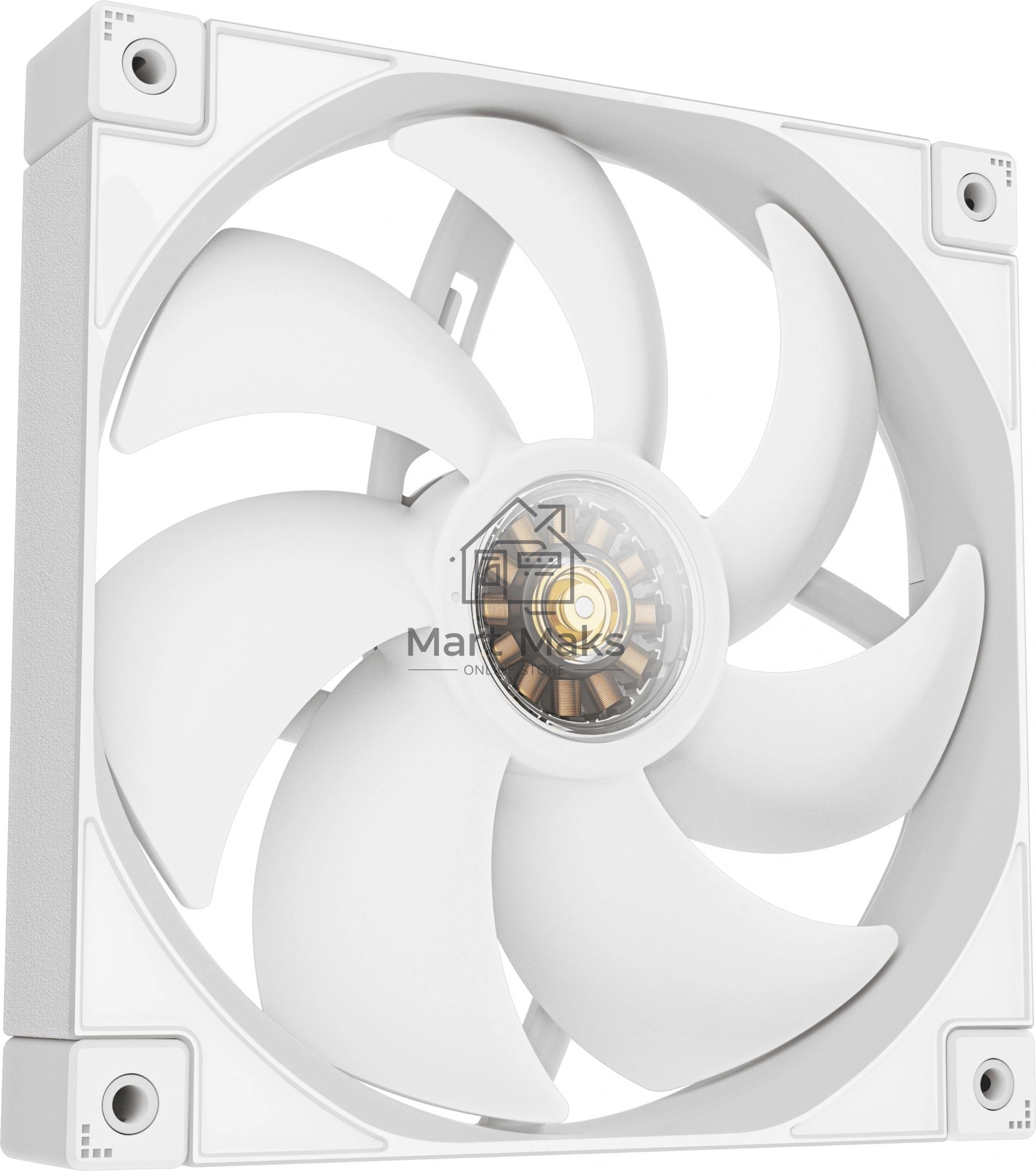 Вентилятор для корпуса DEEPCOOL FT14 белый, 140 мм, 1650 об/мин, 25.1 дБ, 4 pin