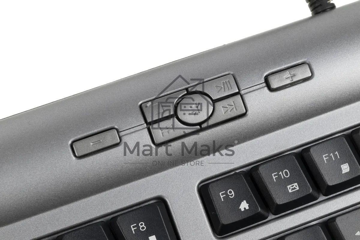 Клавиатура A4Tech KLS-7MUU проводная USB серебристый/черный