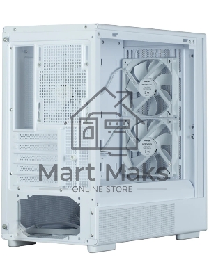 Компьютерный корпус Zalman P10 NAMU, MATX, белый, WINDOW, FRONT COVER WALNUT, 2x3.5