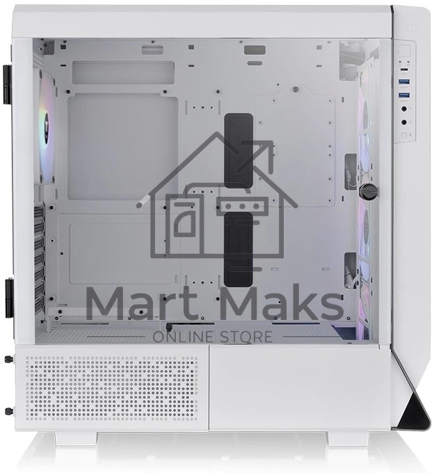 Компьютерный корпус Thermaltake Ceres 500 TG ARGb белый без БП ATX 4x140мм 2xUSB3.0 1xUSB3.1 audio bott PSU