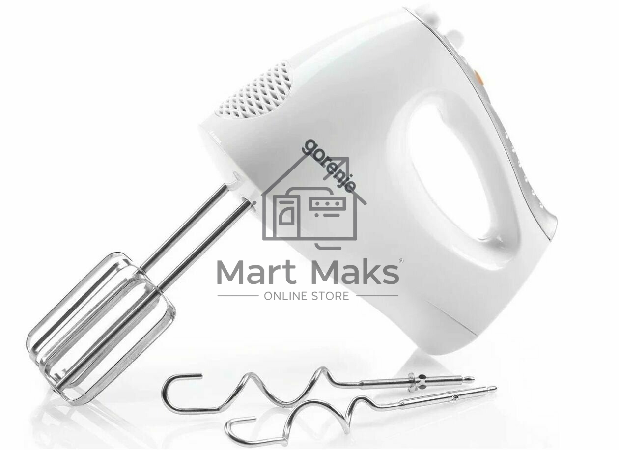 Миксер Gorenje M450WS, 450 Вт,, 5 скоростей, белый