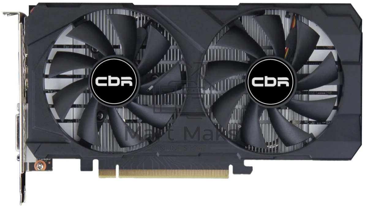 Видеокарта CBR GeForce RTX 2060, 6 GB GDDR6, 192 bit, DisplayPort, HDMI, DVI, GPU 1680 MHz