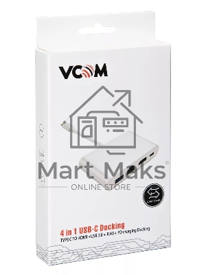 Кабель-адаптер USB3.1 Type-CM-->HDMI+USB3.0+RJ45+PD charging VCOM <CU455> Кабель-адаптер USB3.1 Type-CM-->HDMI+USB3.0+RJ45+PD charging VCOM <CU455>