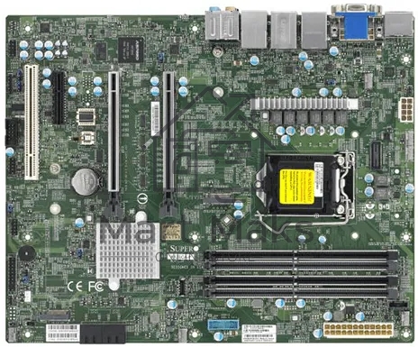 Материнская плата Supermicro MBD-X12SCA-F-B W-1200 CPU, 4 DIMM slots, Intel W480 controller for 4 SATA3 (6 Gbps) ports, RAID 0,1,5,10, 1 PCIe 3.0 x4, 2 PCIe 3.0 x16 slots, bulk