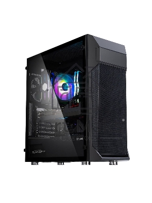 Компьютерный корпус ZALMAN Z1 PLUS, ATX, черный, WINDOW, 1x5.25