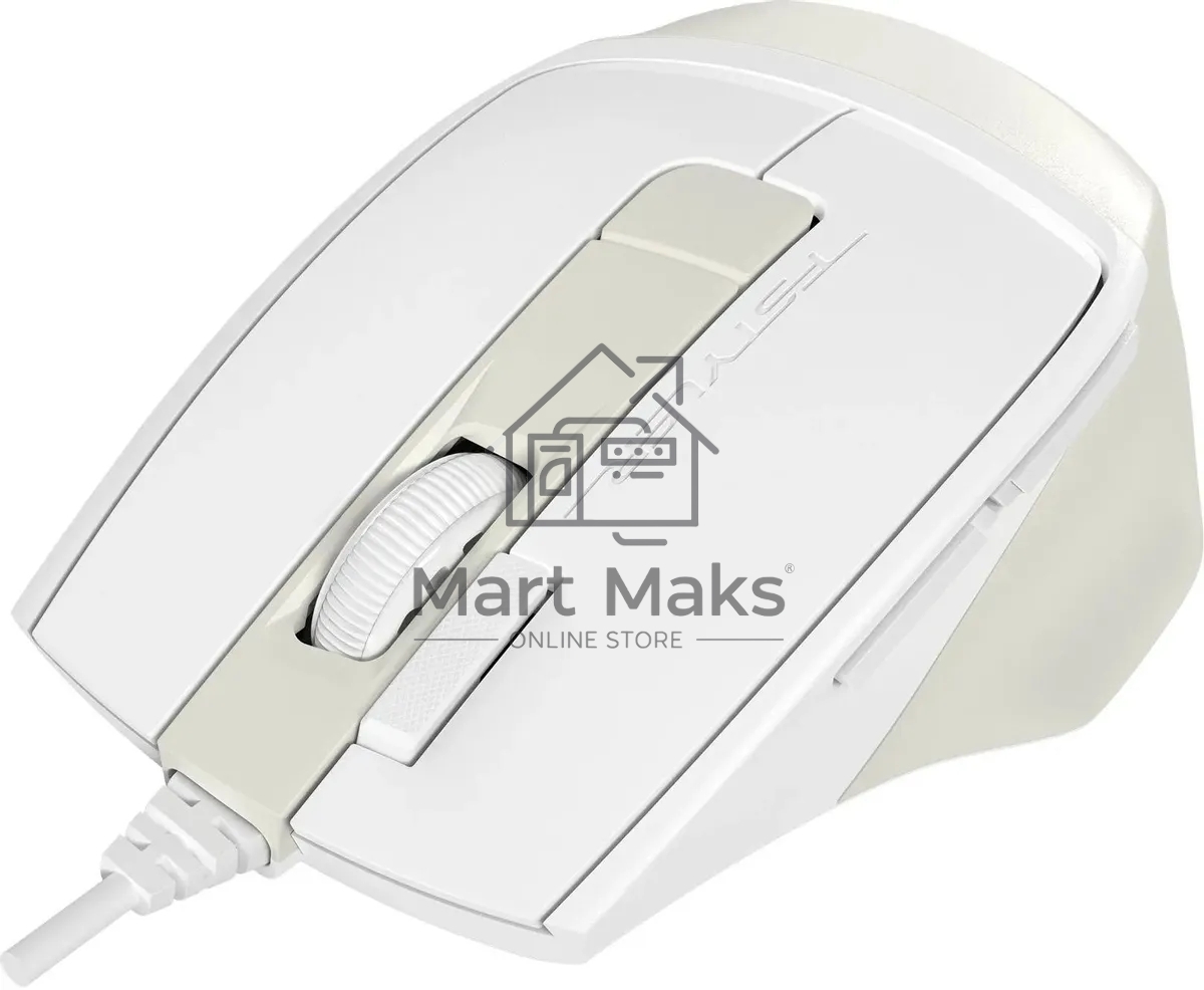 Мышь проводная A4Tech Fstyler FM45S Air бежевый, 2400 dpi, USB, кнопки - 7