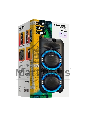 Портативная колонка Soundmax SM-MS4101 черный