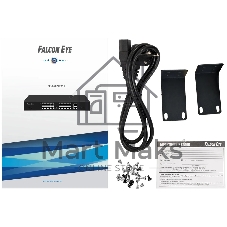 Коммутатор Falcon Eye FE-16FPG2S1, 16×100 Мбит/с PoE + 2×1 Гбит/с Uplink, неуправляемый