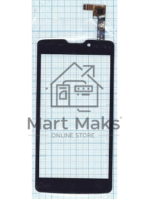 Сенсорное стекло (тачскрин) для DNS S4507, черное