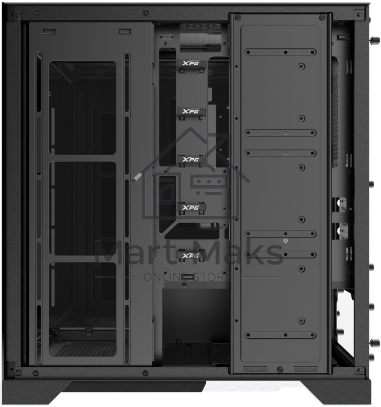 Компьютерный корпус XPG INVADER X BLACK (INVADERXMTWOF-BKCWW) Mid-Tower, Micro-ATX, Mini-ITX, Standard-ATX, USB 3.2 Gen2 Type-A, USB 3.2 Gen2 Type-C