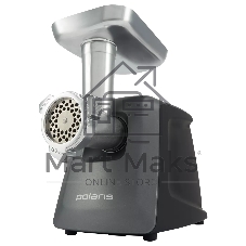 Мясорубка электрическая Polaris PMG 3090 RUS графит, 3000 Вт, 3.5 кг/мин, реверс, защита от перегрузки, металлический лоток, насадки - 11