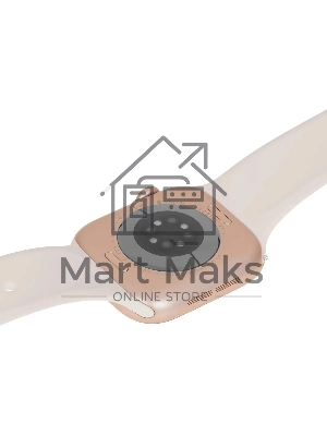 Смарт-часы Apple Watch Series 11 A3333 46мм OLED корп.розовое золото Sport Band рем.белый разм.брасл.:S/M (MEV64LW/A)