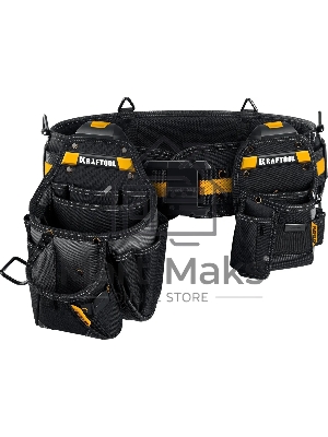 Набор KRAFTOOL KBS-3 в комплекте: пояс монтажника, большая сумка, малая сумка, пояс монтажника (38762)