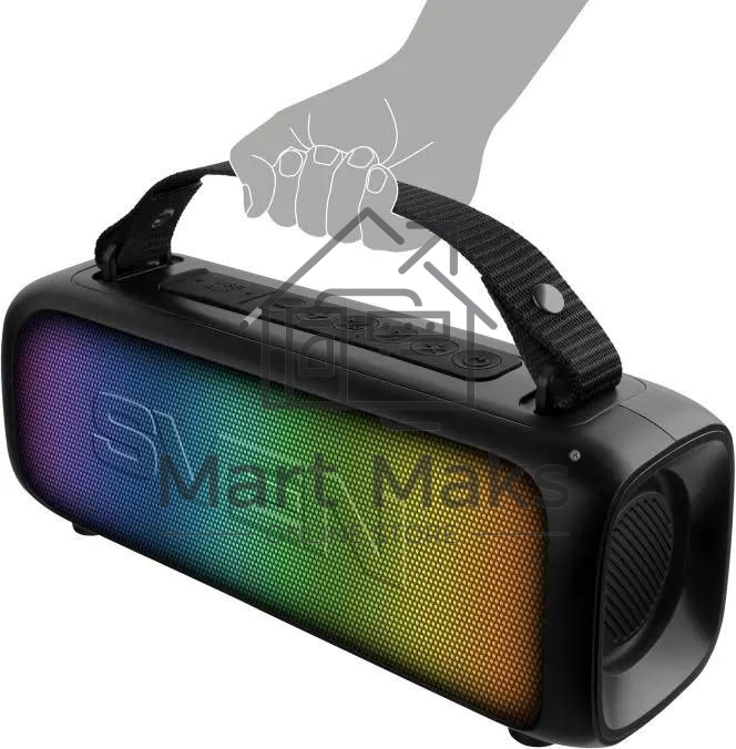 Портативная колонка SVEN PS-235 черный 12W 2.0 BT 3600mAh (SV-022075)