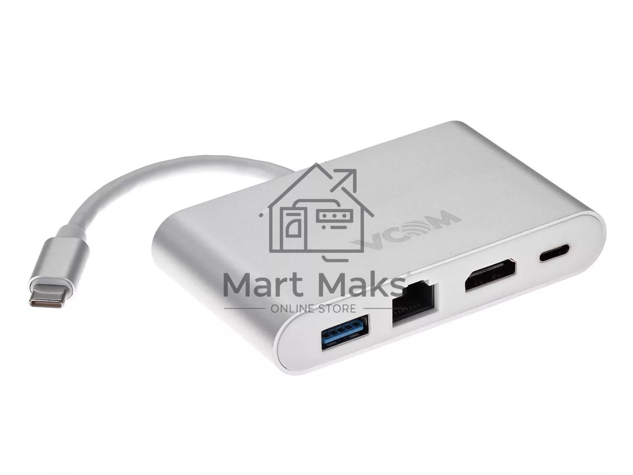 Кабель-адаптер USB3.1 Type-CM-->HDMI+USB3.0+RJ45+PD charging VCOM <CU455> Кабель-адаптер USB3.1 Type-CM-->HDMI+USB3.0+RJ45+PD charging VCOM <CU455>