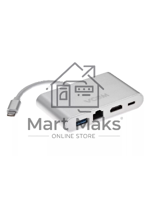 Кабель-адаптер USB3.1 Type-CM-->HDMI+USB3.0+RJ45+PD charging VCOM <CU455> Кабель-адаптер USB3.1 Type-CM-->HDMI+USB3.0+RJ45+PD charging VCOM <CU455>