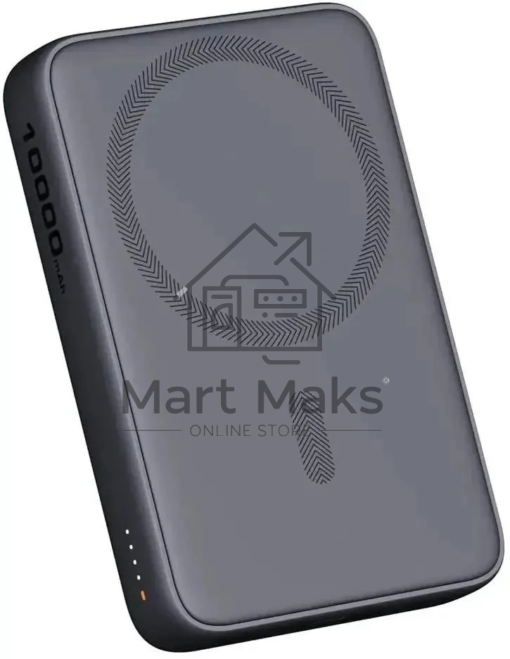 Портативный аккумулятор Aukey Magnetic 10000 Qi черный