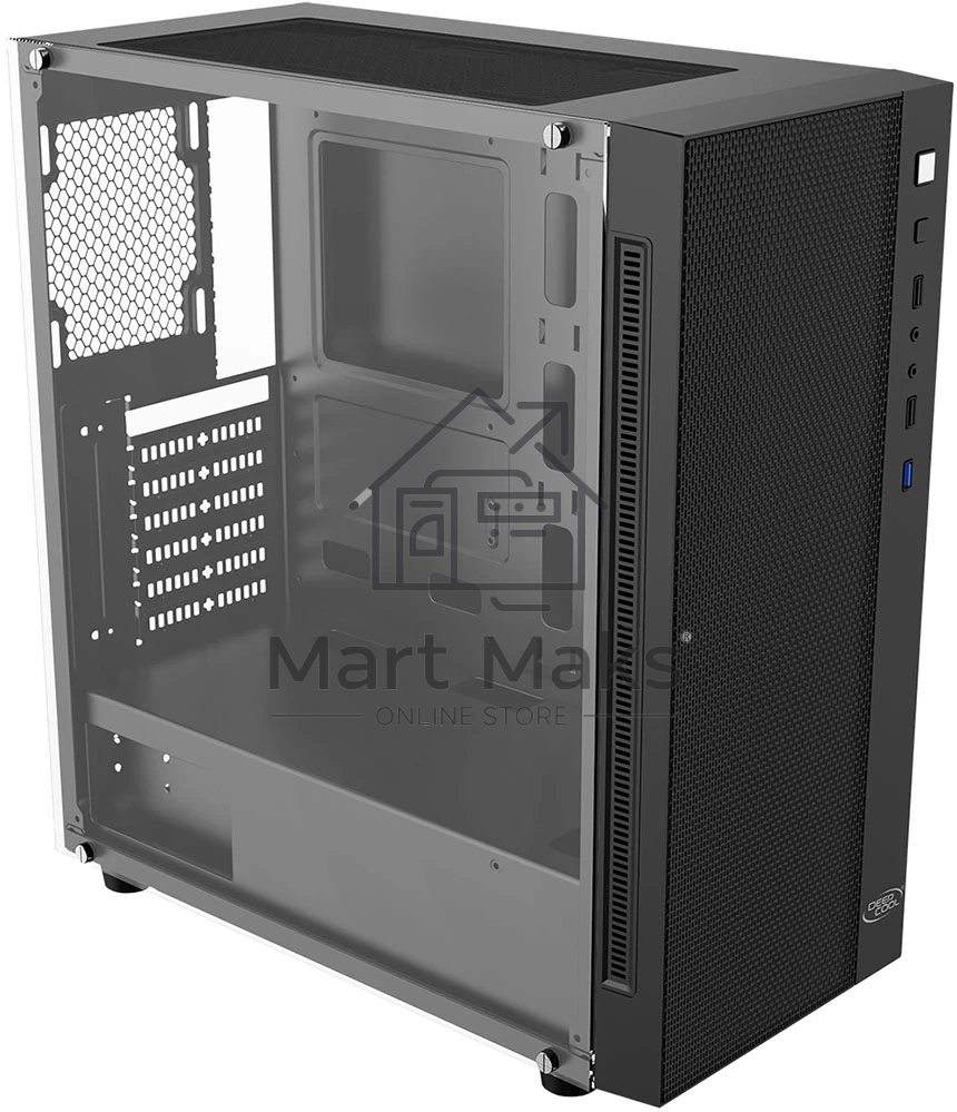 Компьютерный корпус Deepcool MATREXX 55 MESH без БП, большое боковое окно, черный, ATX