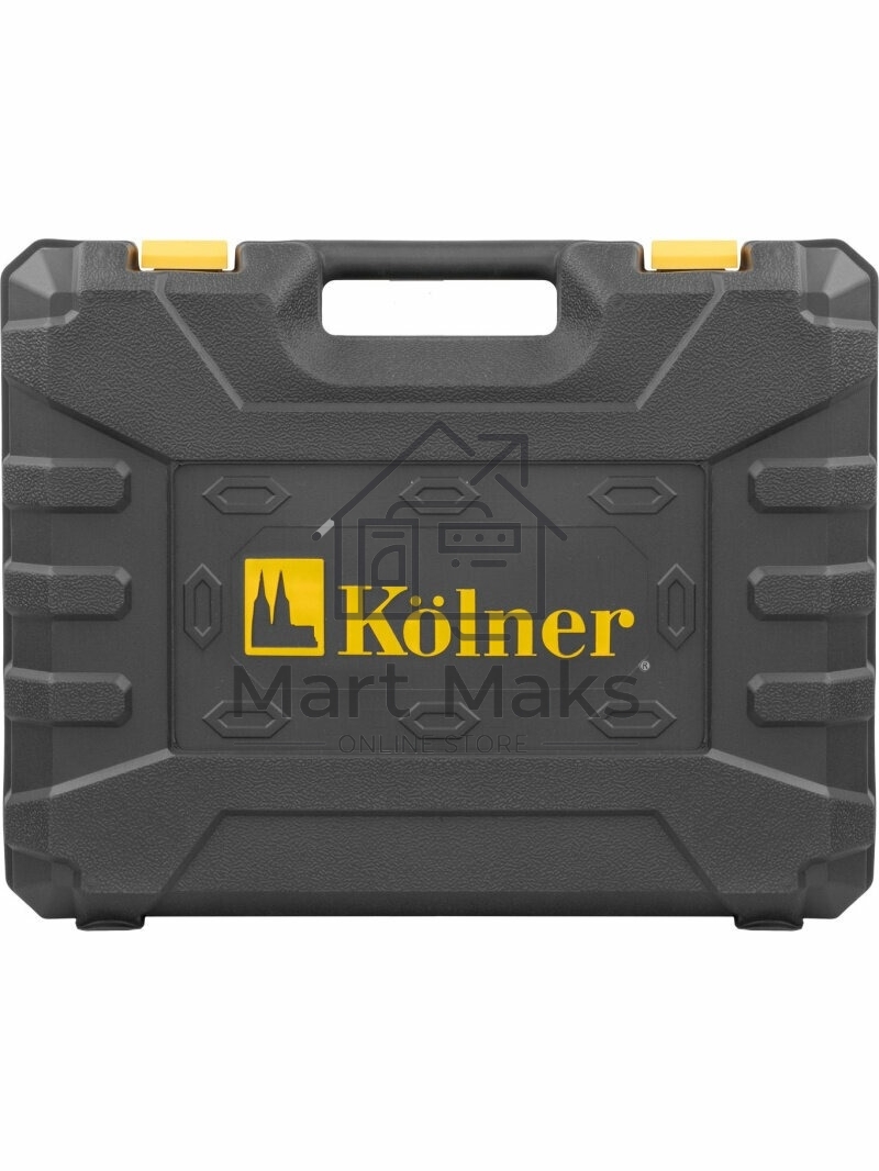 Перфоратор, 1050Вт, патрон SDS-PLUS, диаметр сверления 30мм, KOLNER KRH 1050С, 3 режима, энергия удара 5,5Дж, число оборотов на холостом ходу 800об/мин, число ударов 4200уд/мин, кабель 2м, глубинометр (набор оснастки, кейс)